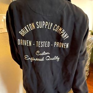 Brixton Zip up Black Hoodie